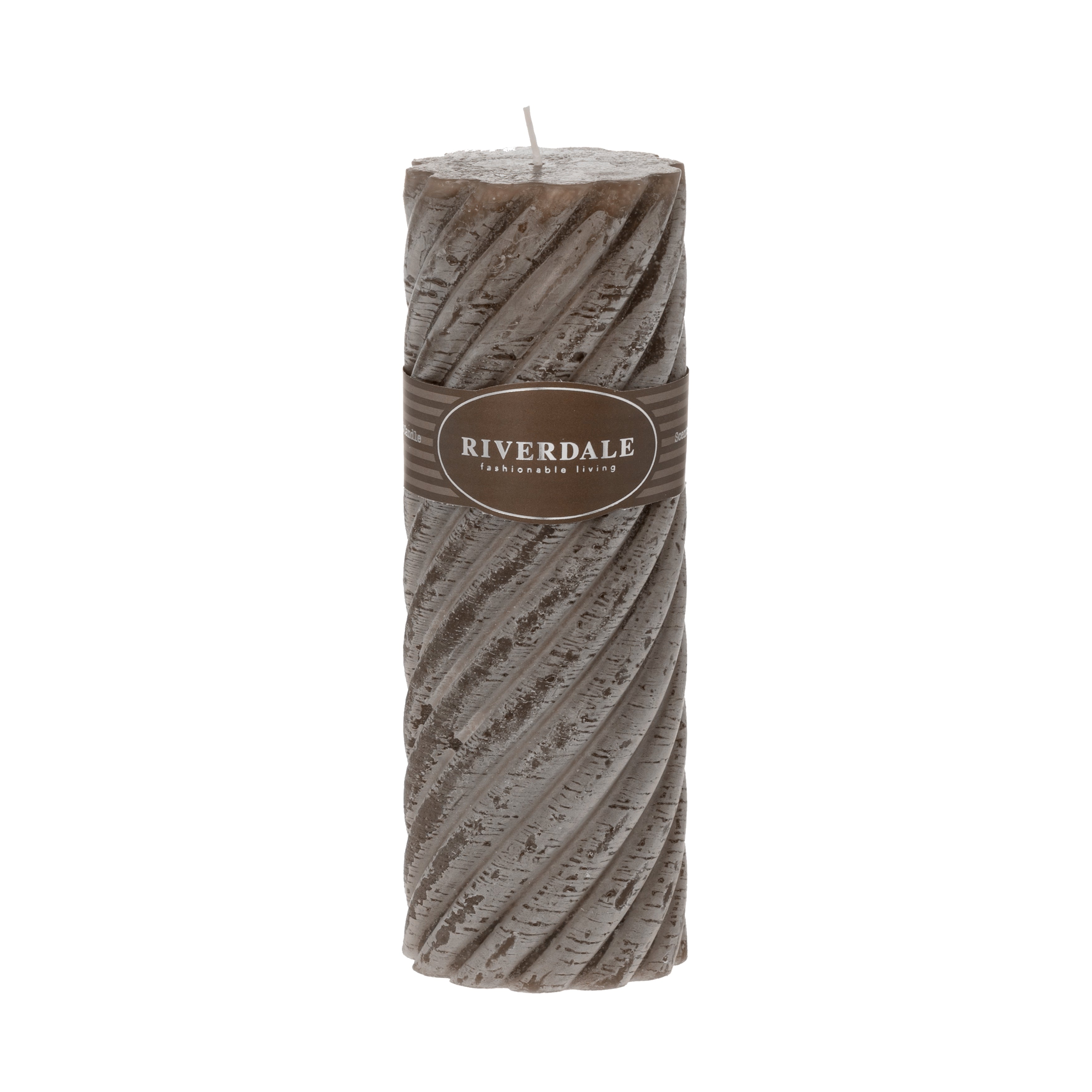 Geurkaars Swirl 7.5x23cm