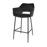 Barstoel Eve zwart 98cm
