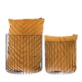 Basket Rocco 42cm black - set of 2