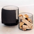 Basket Rocco 42cm black - set of 2