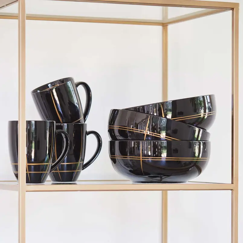 Becher Suzie 14cm schwarz
