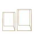 Beistelltisch Amaro 60cm gold - 2er-Set