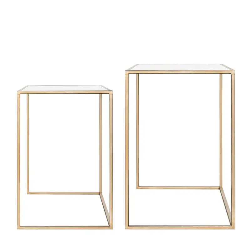 Beistelltisch Amaro 60cm gold - 2er-Set