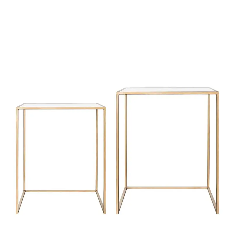 Beistelltisch Amaro 60cm gold - 2er-Set