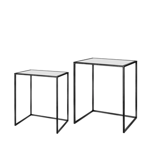 Beistelltisch Amaro 60cm schwarz - 2er-Set