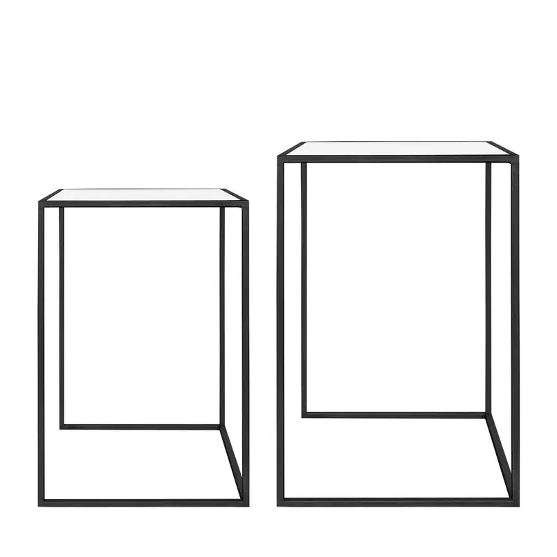 Beistelltisch Amaro 60cm schwarz - 2er-Set