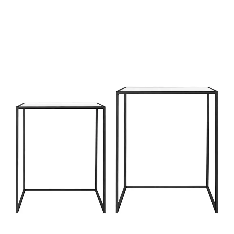 Beistelltisch Amaro 60cm schwarz - 2er-Set