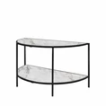 Beistelltisch Mara 80cm weiß marmor