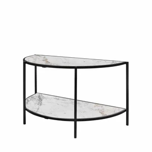 Beistelltisch Mara 80cm weiß marmor