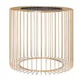 Beistelltisch Rocco 50cm gold