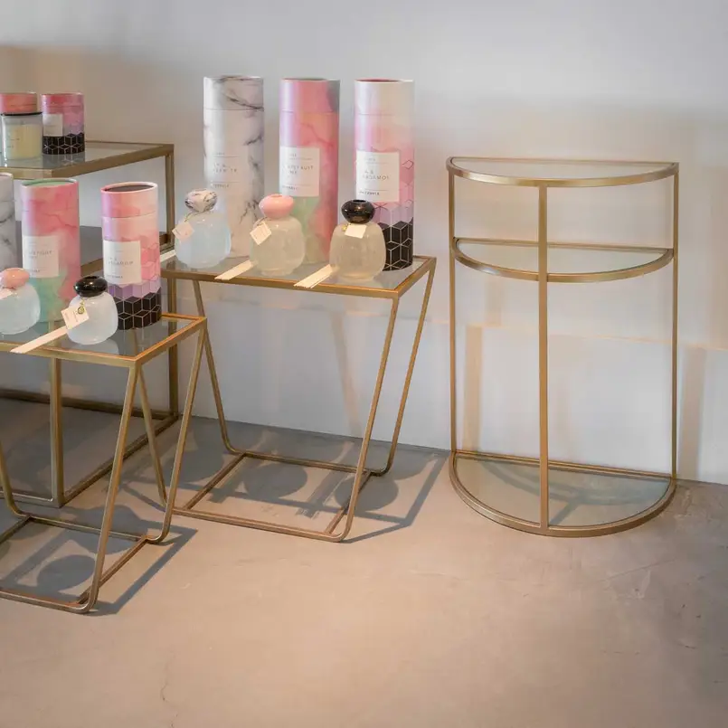 Beistelltisch Roma 70cm gold