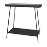 Bijzettafel Roma zwart 75cm
