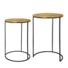 Bijzettafel set Merton koper 60cm