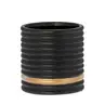 Bloempot Suus 16cm mat zwart