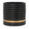 Bloempot Suus 35cm mat zwart