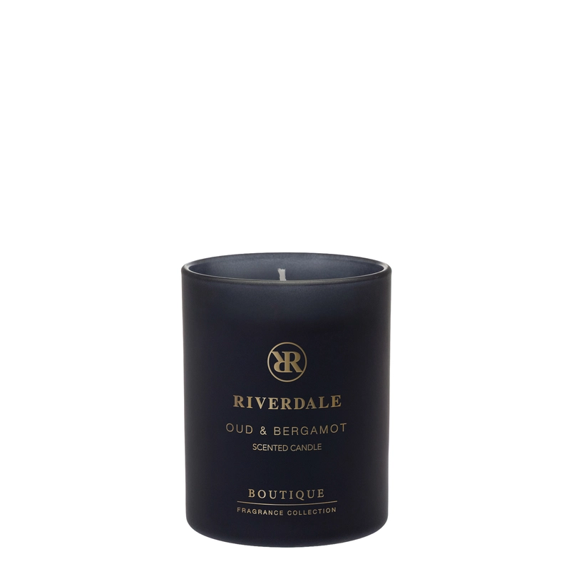 Boutique Geurkaars in pot Oud & Bergamot 10cm roze