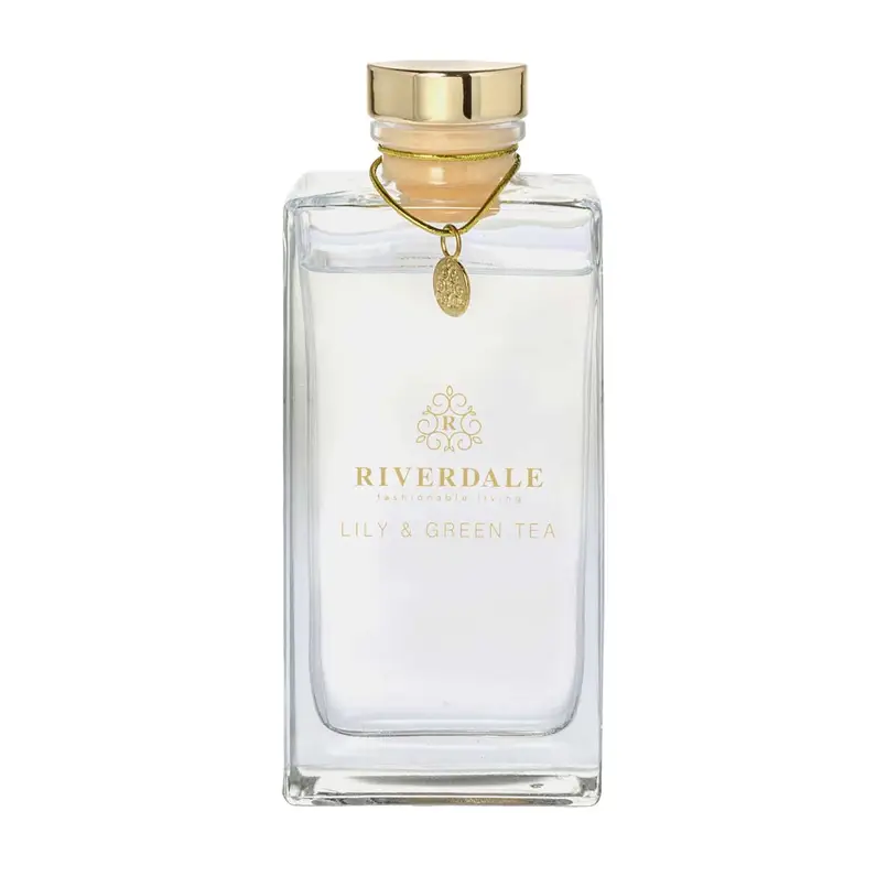 Boutique Geurstokjes Lily & Green Tea 140ml grijs