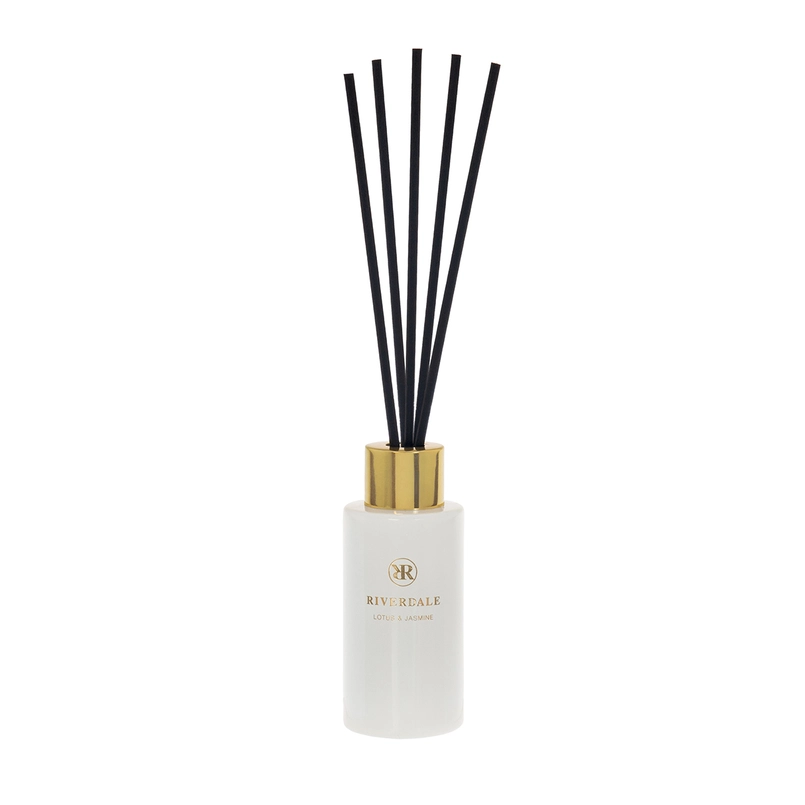 Boutique Geurstokjes Lotus & Jasmine 40ml wit (12 stuks)