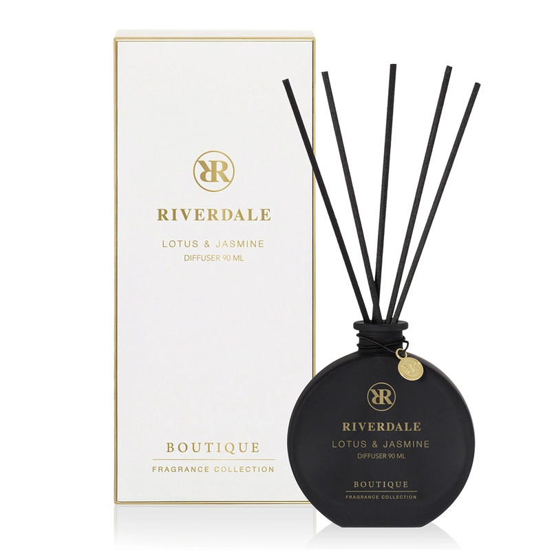 Boutique Geurstokjes Lotus & Jasmine 90ml wit