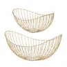 Bowl Raavi 56cm gold - set of 2