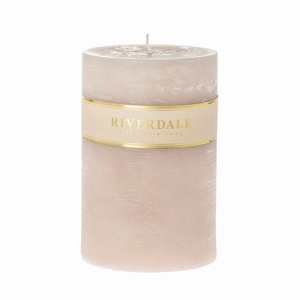 Candle 10x15cm beige