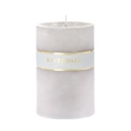 Candle 10x15cm gray