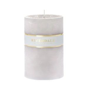 Candle 10x15cm gray