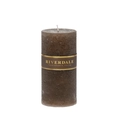 Candle 10x15cm mocha
