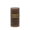 Candle 10x15cm mocha
