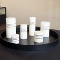 Candle 10x15cm white
