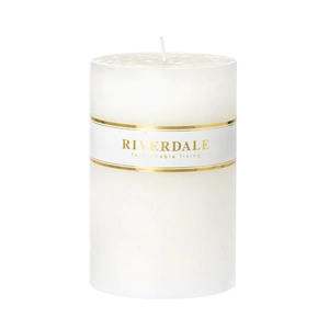 Candle 10x15cm white