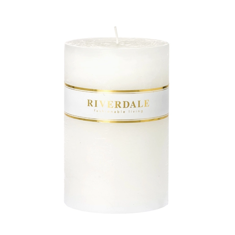 Candle 10x15cm white