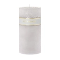 Candle 10x20cm gray