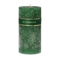 Candle 10x20cm green
