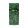 Candle 10x20cm green