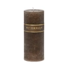 Candle 10x20cm mocha