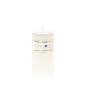 Candle 7x14cm white