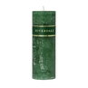 Candle 7x20cm green