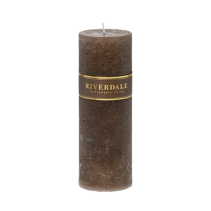 Candle 7x20cm mocha