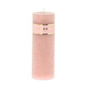 Candle 7x20cm pink