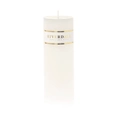 Candle 7x20cm white
