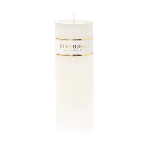 Candle 7x20cm white