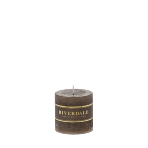 Candle 7x7cm mocha