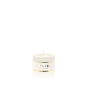 Candle 7x7cm white