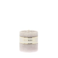 Candle 9x9cm gray