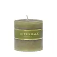 Candle 9x9cm sage