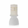 Candle holder Elvie 14cm matt white