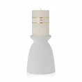 Candle holder Elvie 22cm matt white