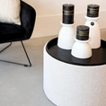 Candle holder Elvie 22cm matt white