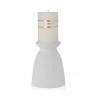 Candle holder Elvie 22cm matt white